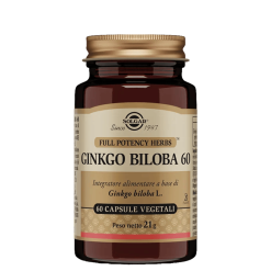 GINKGO BILOBA 60  VEGETALE 60 CAPSULE